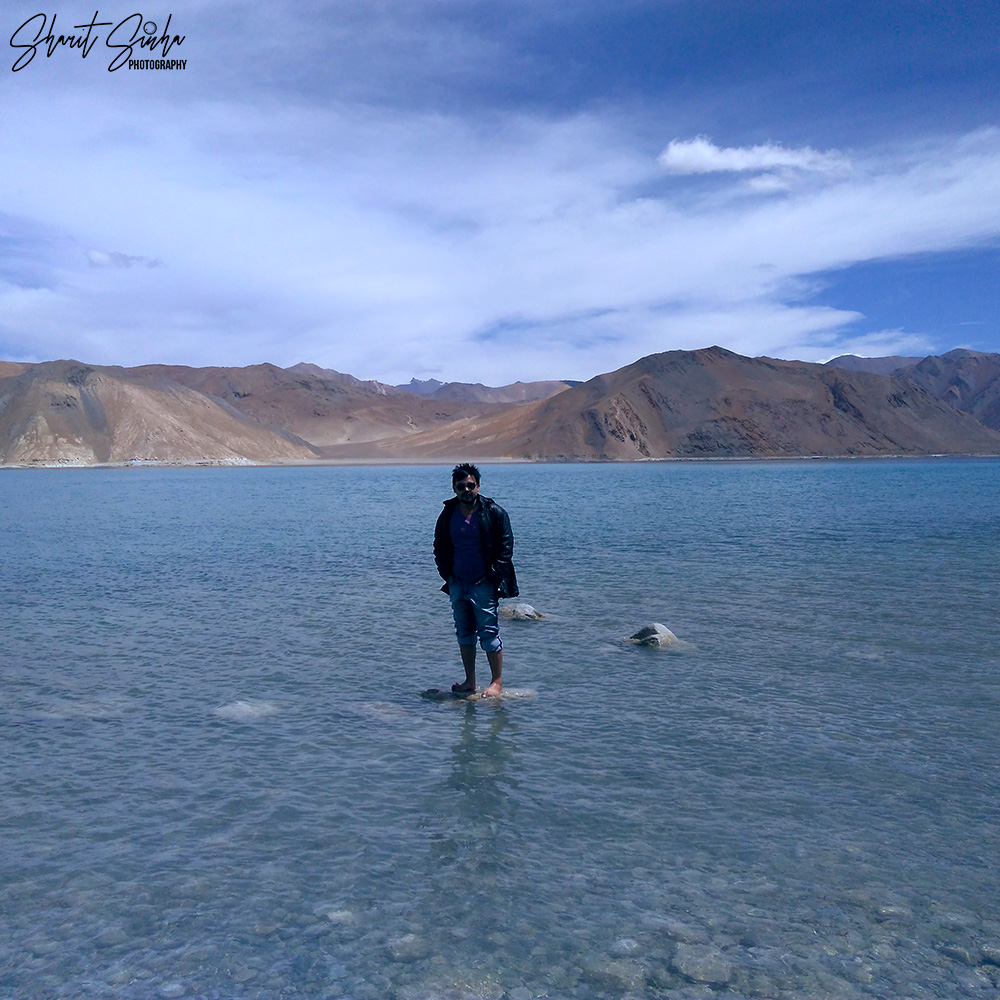 Standing inside Pangong
