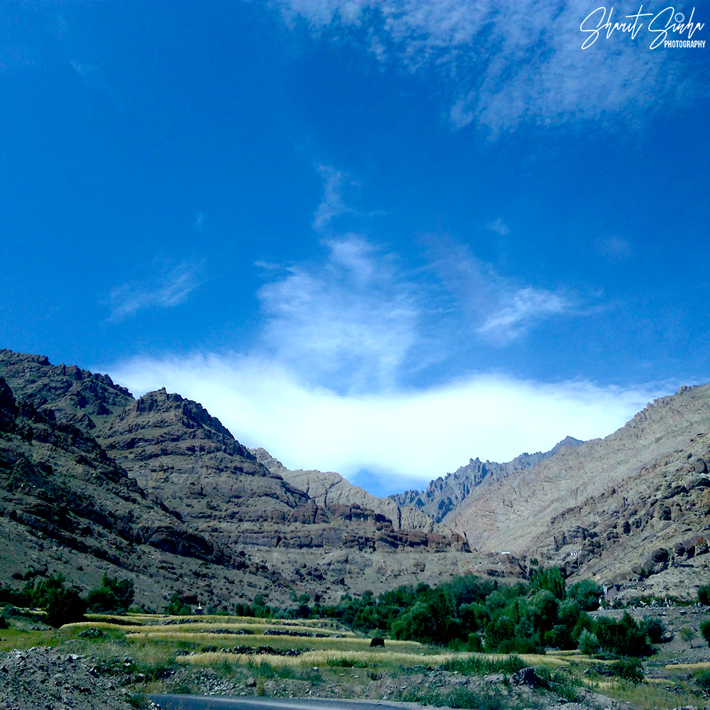 Mountains guarding Hemis